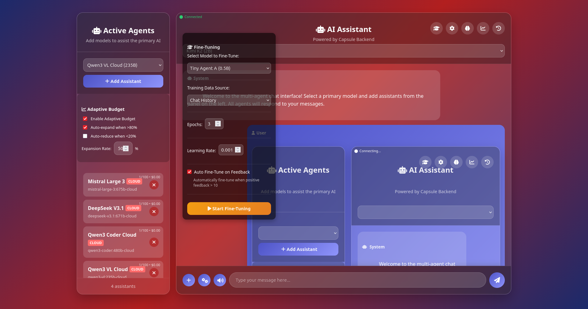 AngryDroid AI Lab runtime screenshot